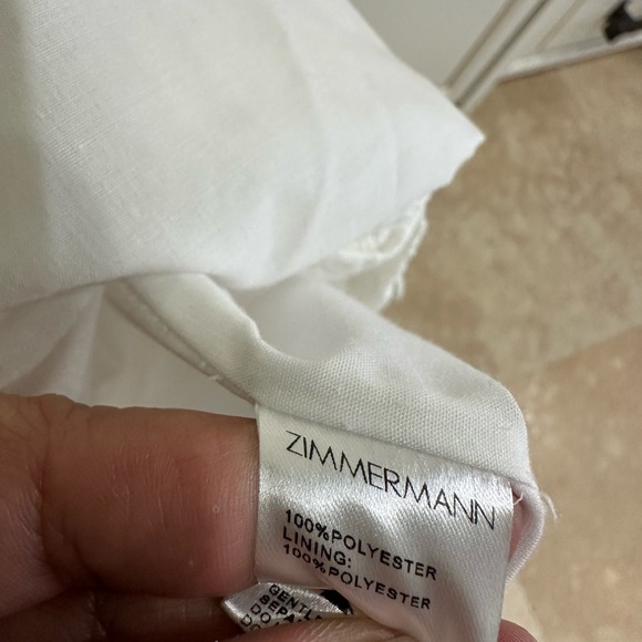 Zimmermann Ivory Eyelet Mini Dress - Picture 7 of 10